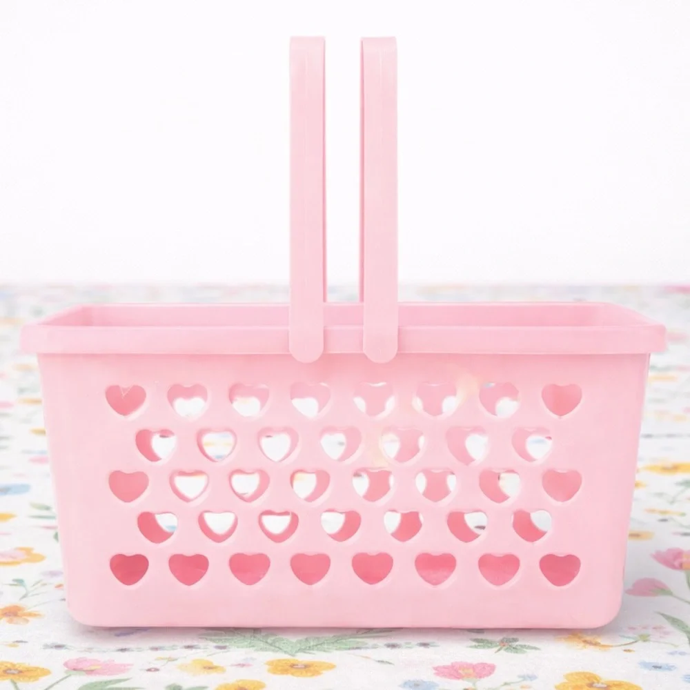 Target Bullseye Playground Spring Pink Heart Easter Shopping Basket
